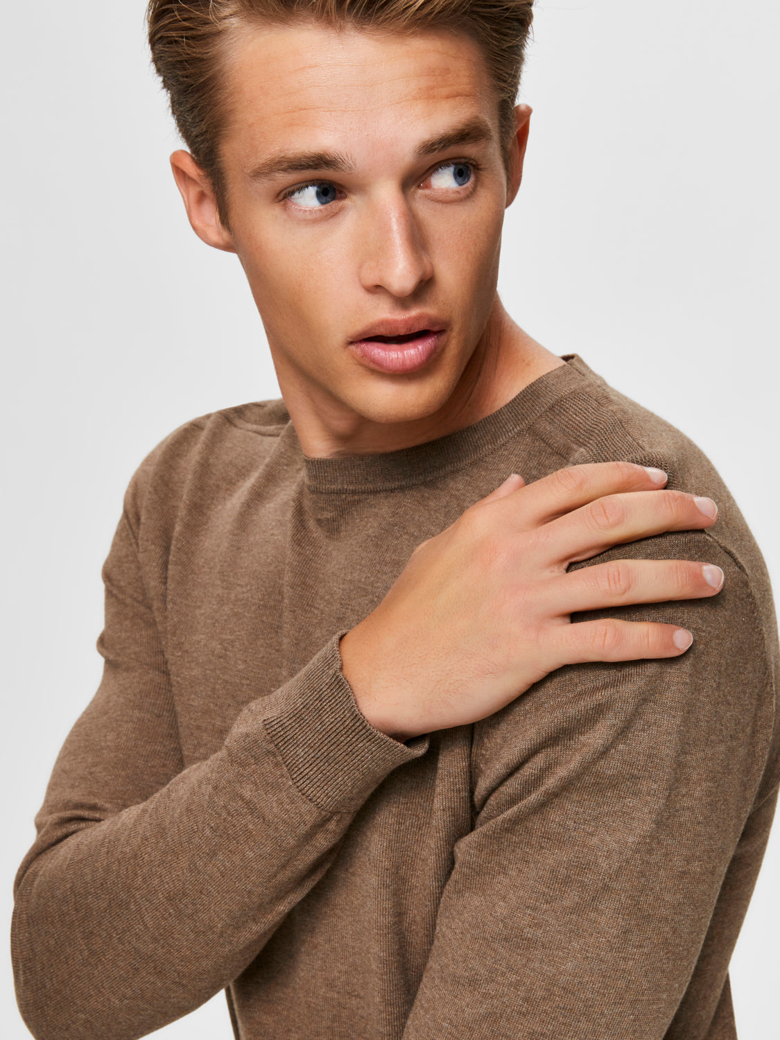 SLHBERG Pullover - teak